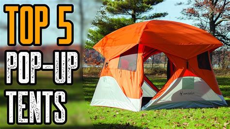 TOP 5 BEST POP UP TENTS FOR CAMPING 2020 - YouTube