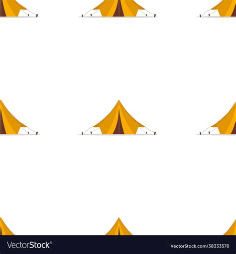 Tent seamless pattern camping suitable Royalty Free Vector