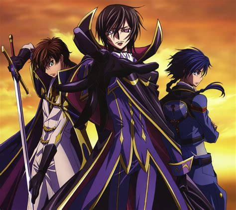 Code Geass Lelouch Lamperouge Suzaku Kururugi Akito Hyuga.Android wallpaper 2160×1920 – Kawaii ...