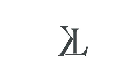 Alphabet letters Initials Monogram logo KL, LK, K and L 11436778 Vector Art at Vecteezy