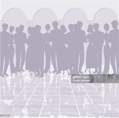 Silhouettes On A Dance Floor High-Res Vector Graphic - Getty Images