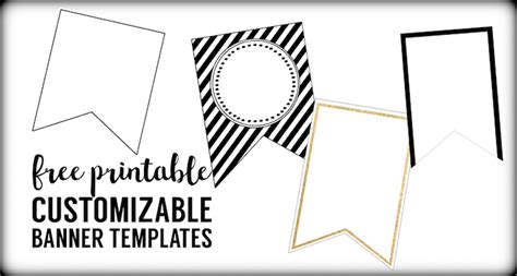 Free Printable Pennant Banner Template