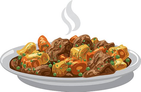 Beef Stew Clip Art, Vector Images & Illustrations - iStock