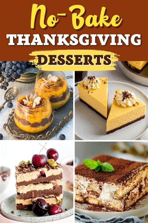 30 Easy No-Bake Thanksgiving Desserts - Insanely Good