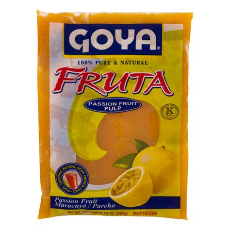 Save on Goya Fruta Pulp Passion Fruit 100% Pure & Natural Order Online Delivery | GIANT