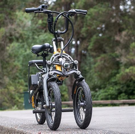 The new folding three-wheeled electric bike Mylo will blow your mind. It is powered by a ...