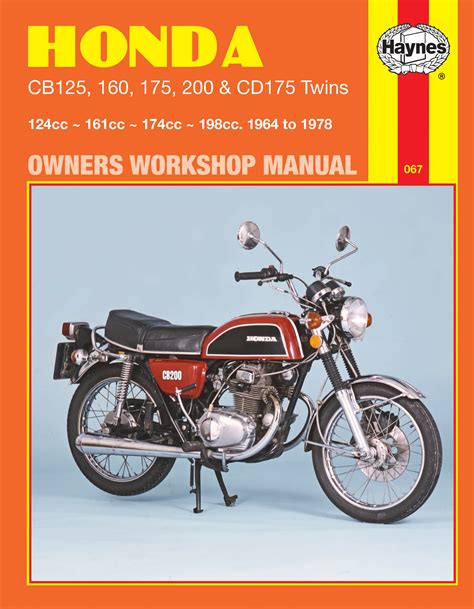 Honda CD175 1967 - 1978 Haynes Repair Manuals & Guides