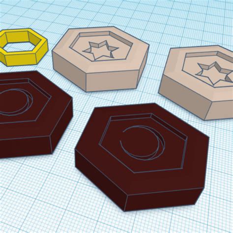 3D Printable Custom Board Game Pieces by Andrew Laskowski