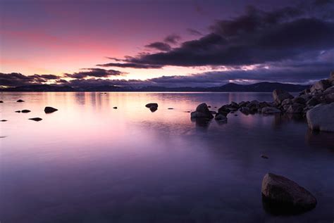 Purple Sunset - Lake Tahoe | Purple sunset at Sand Harbor be… | Flickr