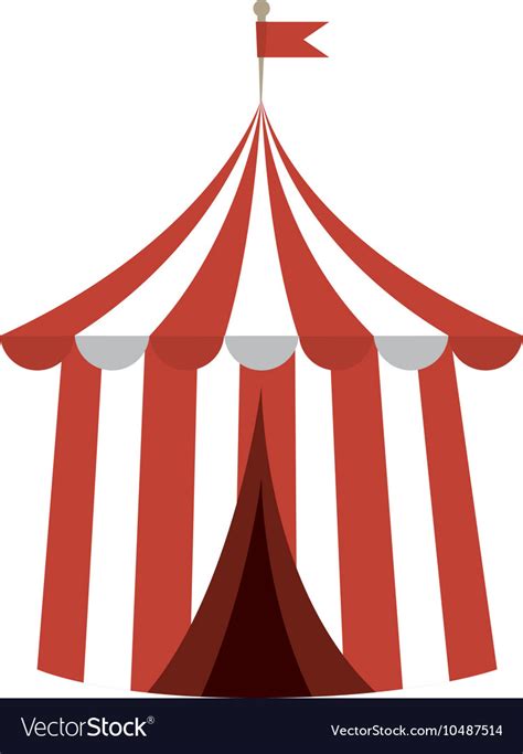 Circus carnival tent Royalty Free Vector Image