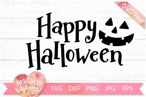 Happy Halloween SVG DXF PNG EPS JPG Spooky SVG Kids Cut File