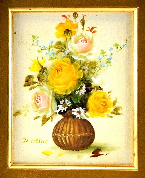 Vintage Floral Paintings are Always in Season - Flea Market Finds: Home and Garden Decorating ...