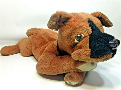 RARE Vintage Boxer Plush Dog Big Jumbo Brown Stuffed Animal 2 - Etsy