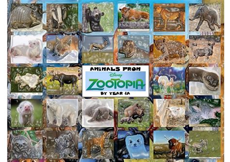 ANIMALS FROM ZOOTOPIA by María Paula Gravano - Issuu