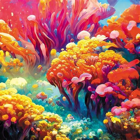 Coral reef watercolor painting ocean coral reef underwater coral reefs – Artofit