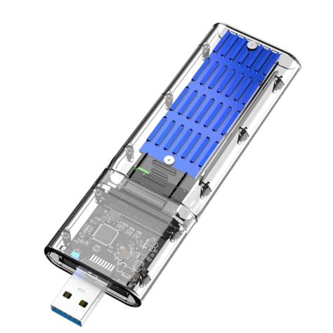 External M.2 NGFF SATA SSD Enclosure High Speed USB3.0 Gen1 5Gb/S ...