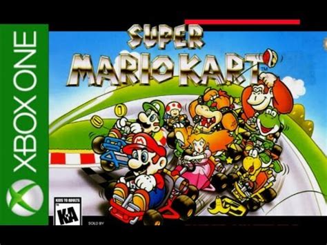 XBOX ONE - SUPER MARIO KART - Snes - Nesbox - Multiplayer Gameplay - YouTube