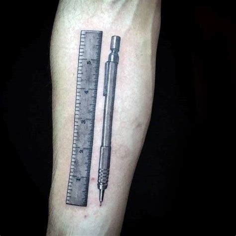 20 Rad Ruler Tattoo Designs for Men [2023 Inspiration Guide]