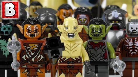 Every LEGO Orc & Goblin Lord of the Rings Minifigure EVER MADE!!! +RARE Azog! | Collection Review