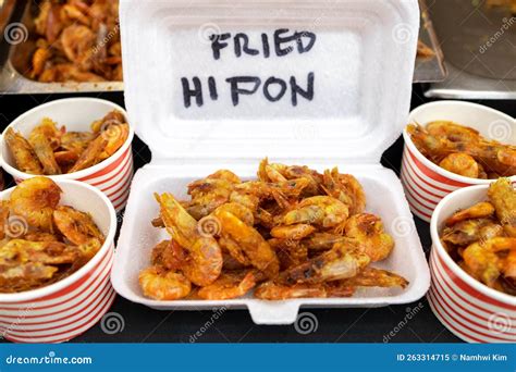 Popular Filipino Street Food Fried Hipon Stock Image - Image of night, event: 263314715