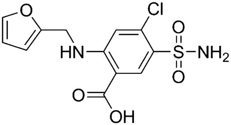 The chemical structure of Furosemide | Download Scientific Diagram