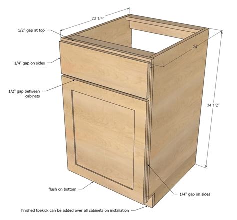 Face Frame Base Kitchen Cabinet Carcass | Ana White