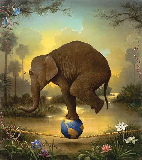 Artodyssey: Kevin Sloan | Surreal art, Circus art, Elephant art