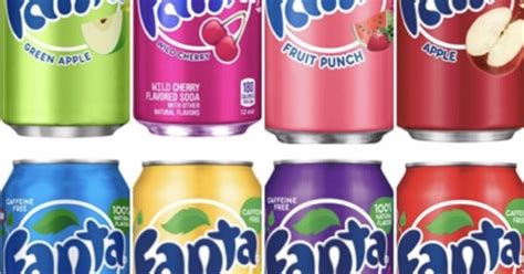 All Fanta Flavors