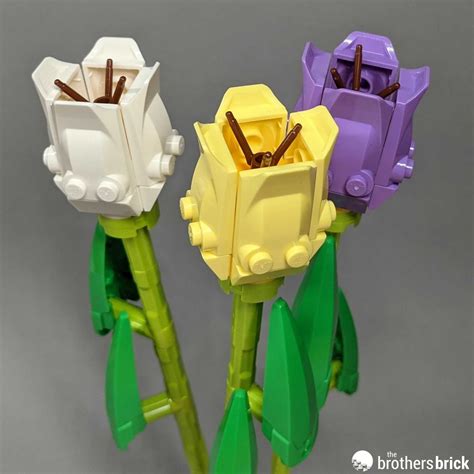 Botanical Boosters - Roses and Tulips join the LEGO flower arrangement [Review] - The Brothers ...