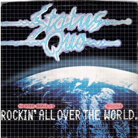 Status Quo - Rockin' All Over The World (1977, Picture Sleeve, Silver Injection Labels, Vinyl ...