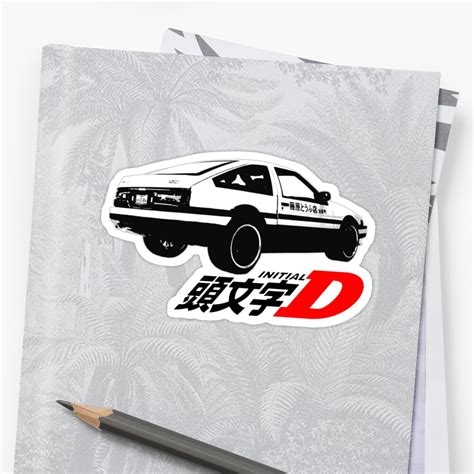 "initial D logo" Stickers by killball3000 | Redbubble