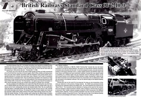 Gauge 1 BR Standard Class 9F 2-10-0 tender locomotive r/n 92214, black livery with late crest ...