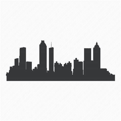 Silhouette Of Atlanta Skyline at GetDrawings | Free download