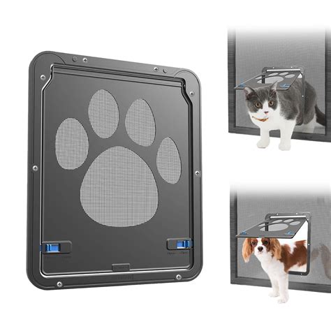 Buy NAMSAN Cat Door for Screen Door, Flap Opening 8 x 10 inches, Cat ...