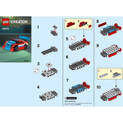 LEGO Race Car Set 30572 Instructions | Brick Owl - LEGO Marketplace