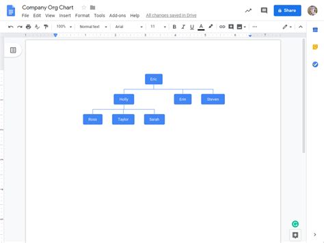 How To Make An Org Chart In Google Slides - Printable Form, Templates ...