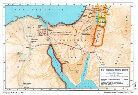 Exodus Route Map Bible Mapping Bible Genesis Bible | Porn Sex Picture