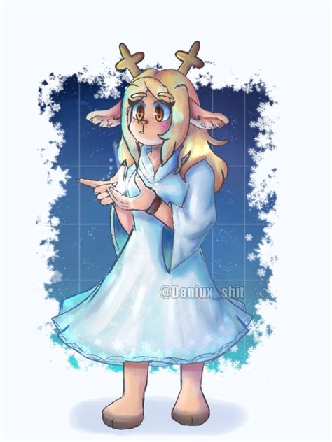 Noelle fanart from deltarune by @Daniux shit by Daniuxshit on DeviantArt