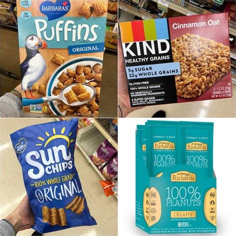 60+ Healthy Packaged Snacks For Kids | For School or Home