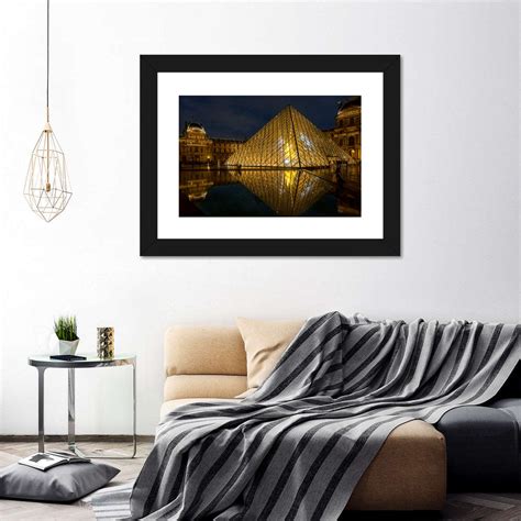 Louvre Museum At Night Wall Art | Photography