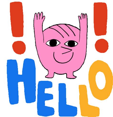 Hello Greetings Sticker - Hello Greetings Hi - Discover & Share GIFs