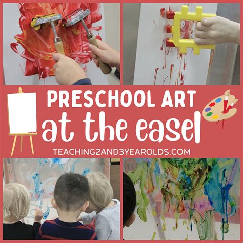 Preschool Easel Painting Activities