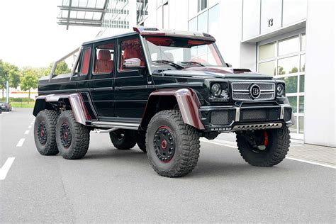 Brabus Mercedes-Benz G63 AMG 6x6 Now Sports Red Carbon Fiber, For Middle East - autoevolution