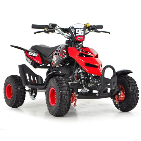 FUN:BIKES FunBikes Kids Mini Quad Bike 49cc 50cc Petrol Quad - Ride On ATV Midi (Red)- Buy ...