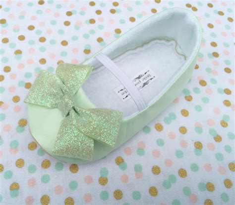 Mint Green Baby Girl Shoes Toddler Girl Shoes Infant Shoes | Etsy