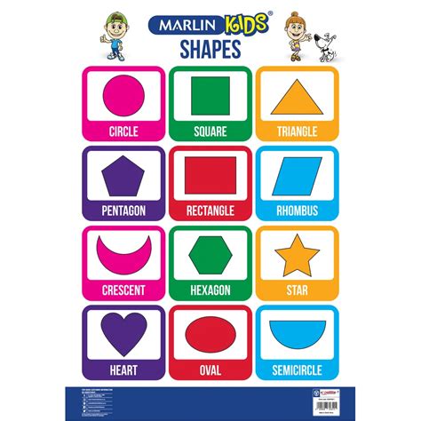 kids charts - shapes | Folio Office National