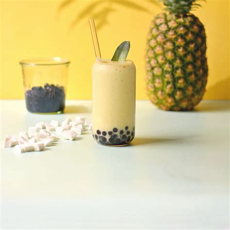 Boba Smoothie Tropical Style - Joy to the Food