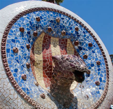 Antoni Gaudi Mosaics Buildings