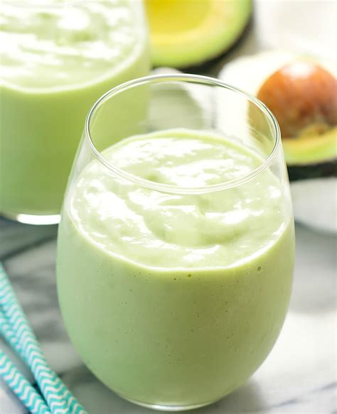 Sweet Avocado Smoothie (4 Ingredients) - Kirbie's Cravings