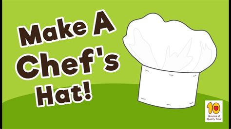 How to make a DIY Chef's Hat for Kids - YouTube